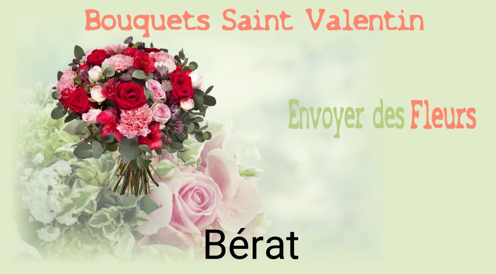 Roses de Saint-Valentin livrées à Bérat